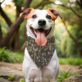 Bottomland Camo Collar Slip On Dog Bandana: Small